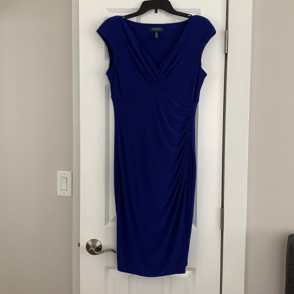 Ralph Lauren Blue Midi Dress